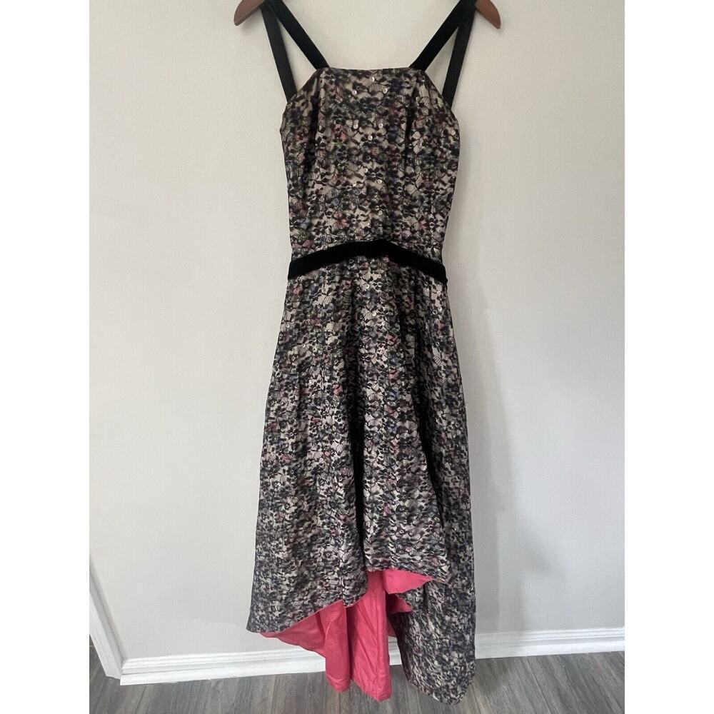 Ysabel Original Dress Lace Black Pink Sequins Art To Wear Prom Wedding Formal